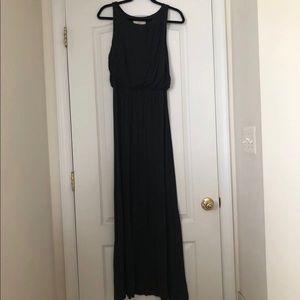 Dark grey maxi dress